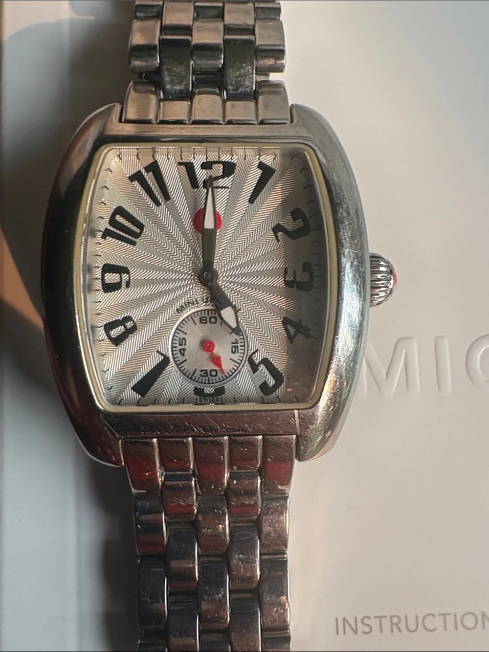 Michele Mini Urban Swiss Diamond Dial Watch